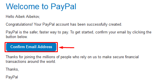 welcome to Paypal